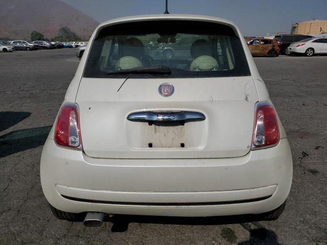 3C3CFFAR5FT500909 - 2015 FIAT 500 POP WHITE photo 6