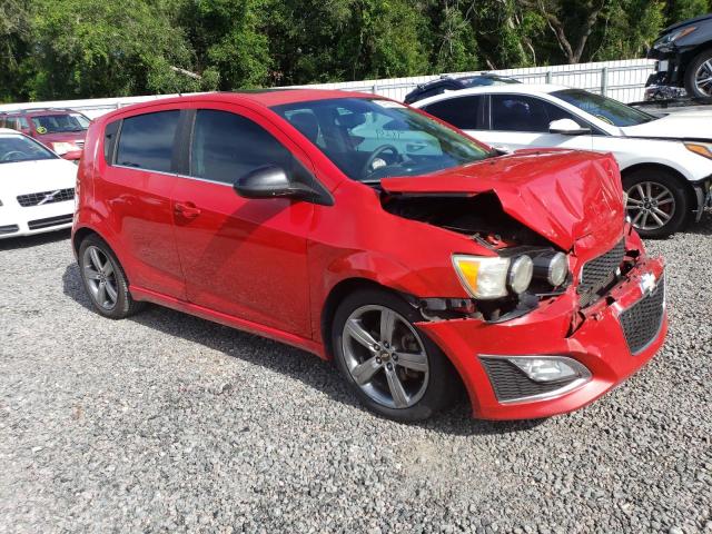 1G1JG6SB3D4158034 - 2013 CHEVROLET SONIC RS RED photo 4