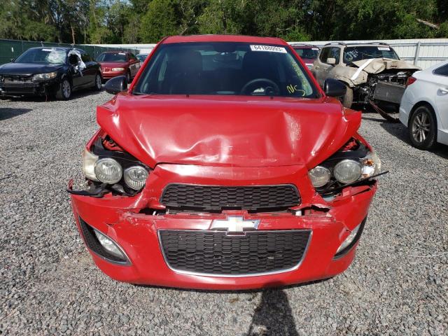 1G1JG6SB3D4158034 - 2013 CHEVROLET SONIC RS RED photo 5