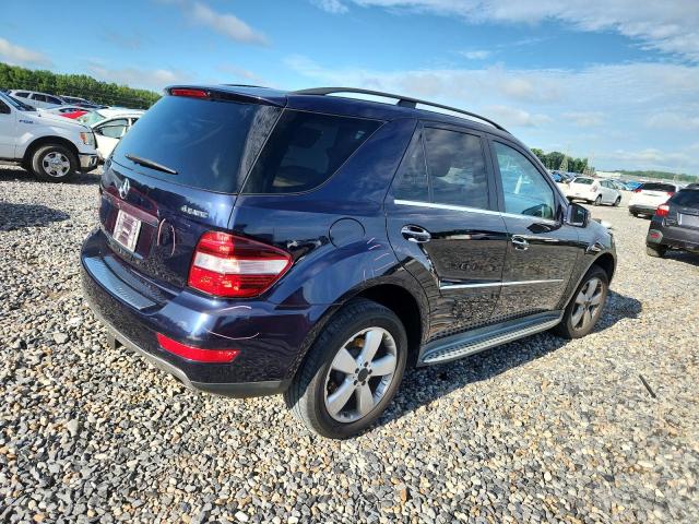 4JGBB8GB1BA669136 - 2011 MERCEDES-BENZ ML 350 4MATIC BLUE photo 3