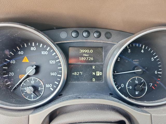 4JGBB8GB1BA669136 - 2011 MERCEDES-BENZ ML 350 4MATIC BLUE photo 9