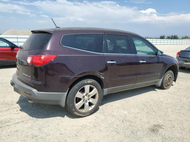 1GNLVHED4AS132636 - 2010 CHEVROLET TRAVERSE LTZ PURPLE photo 3