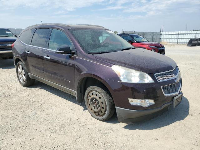 1GNLVHED4AS132636 - 2010 CHEVROLET TRAVERSE LTZ PURPLE photo 4