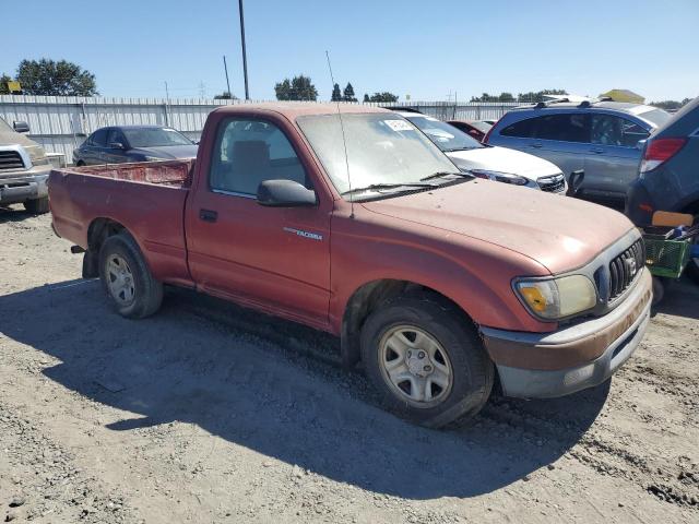 5TENL42N62Z117954 - 2002 TOYOTA TACOMA RED photo 4