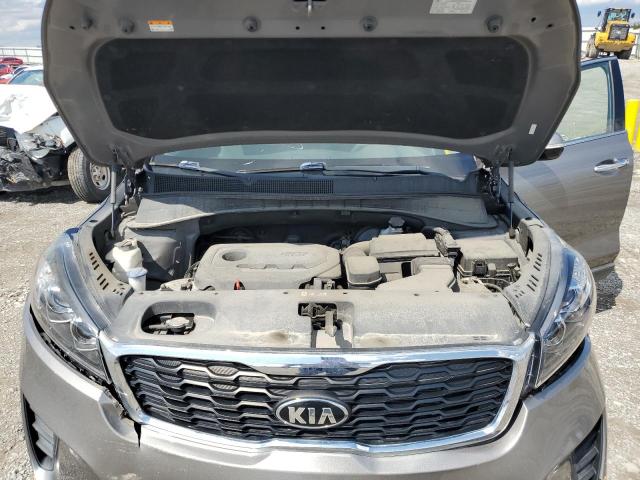 5XYPG4A36KG503961 - 2019 KIA SORENTO L GRAY photo 12