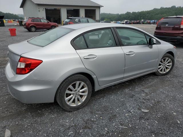 2HGFB2F83CH319262 - 2012 HONDA CIVIC EX SILVER photo 3