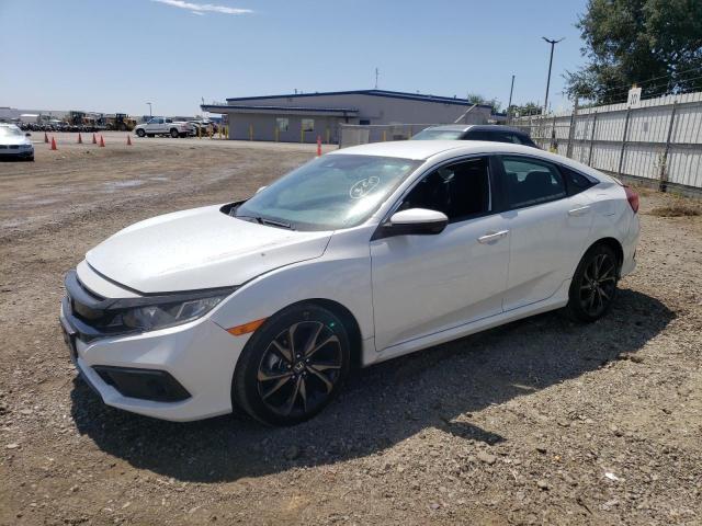 19XFC2F82KE210829 - 2019 HONDA CIVIC SPORT WHITE photo 1