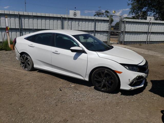 19XFC2F82KE210829 - 2019 HONDA CIVIC SPORT WHITE photo 4