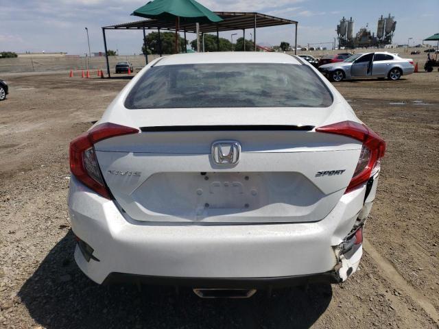 19XFC2F82KE210829 - 2019 HONDA CIVIC SPORT WHITE photo 6
