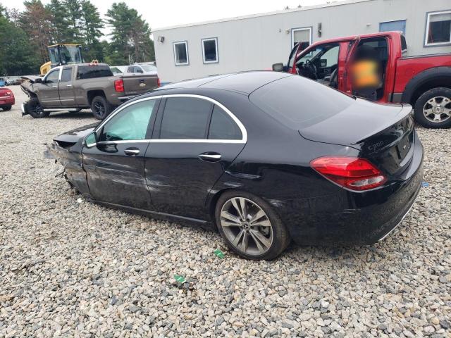 55SWF4KB2JU274557 - 2018 MERCEDES-BENZ C 300 4MATIC BLACK photo 2