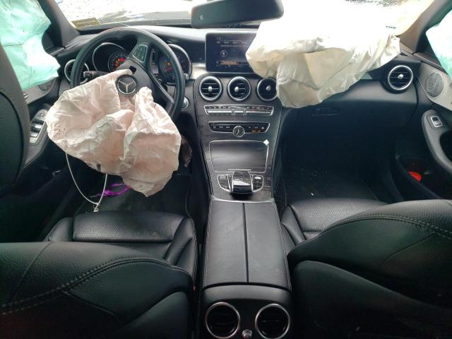 55SWF4KB2JU274557 - 2018 MERCEDES-BENZ C 300 4MATIC BLACK photo 8