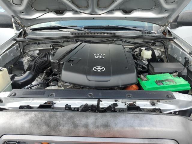 3TMJU4GN7BM122596 - 2011 TOYOTA TACOMA DOUBLE CAB PRERUNNER SILVER photo 11