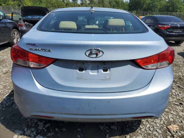 KMHDH4AE2DU529830 - 2013 HYUNDAI ELANTRA GLS BLUE photo 6