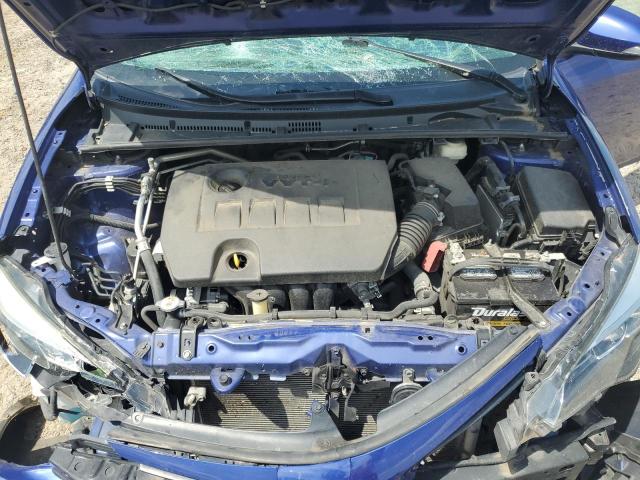 5YFBURHE5KP866366 - 2019 TOYOTA COROLLA L BLUE photo 11