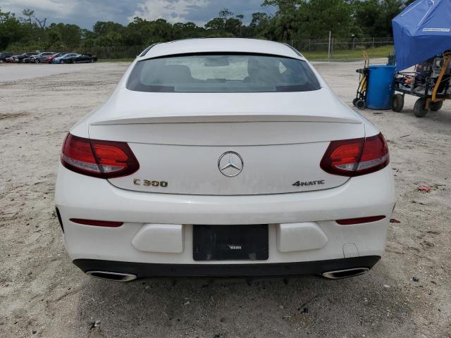 WDDWJ4KB4HF523890 - 2017 MERCEDES-BENZ C 300 4MATIC WHITE photo 6