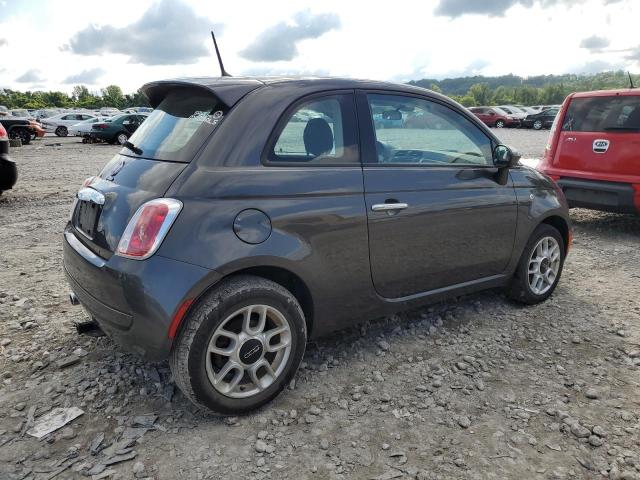 3C3CFFAR3ET165258 - 2014 FIAT 500 POP GRAY photo 3