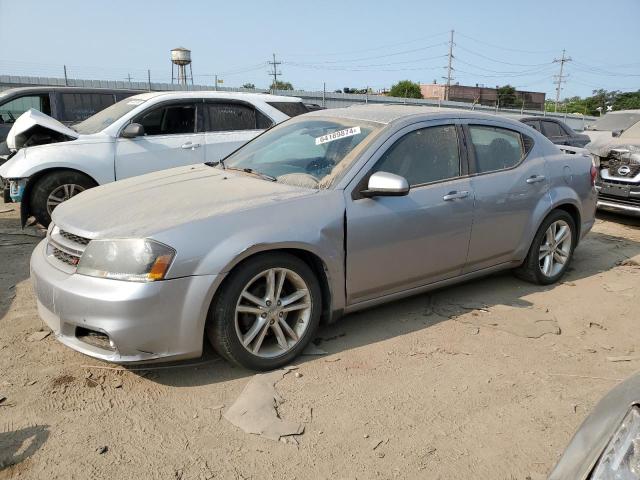 1C3CDZCG1EN165777 - 2014 DODGE AVENGER SXT SILVER photo 1