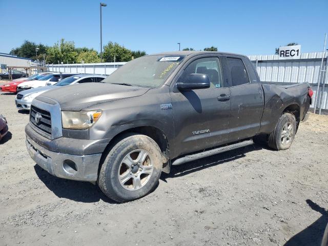 5TFBV54118X081975 - 2008 TOYOTA TUNDRA DOUBLE CAB GRAY photo 1