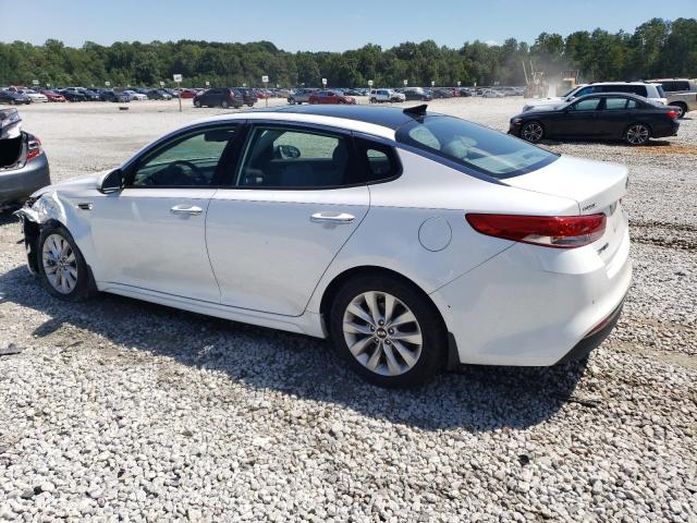 5XXGU4L35GG090609 - 2016 KIA OPTIMA EX WHITE photo 2