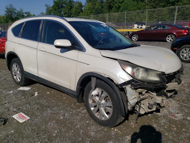 5J6RM4H73CL004691 - 2012 HONDA CR-V EXL WHITE photo 4