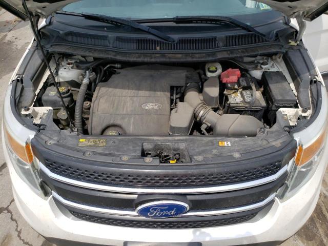 1FMHK8D88BGA47830 - 2011 FORD EXPLORER XLT WHITE photo 12