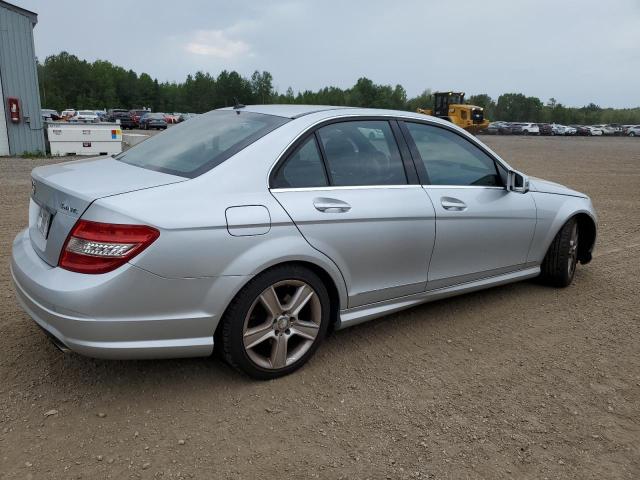 WDDGF8BB9BF582650 - 2011 MERCEDES-BENZ C 300 4MATIC SILVER photo 3