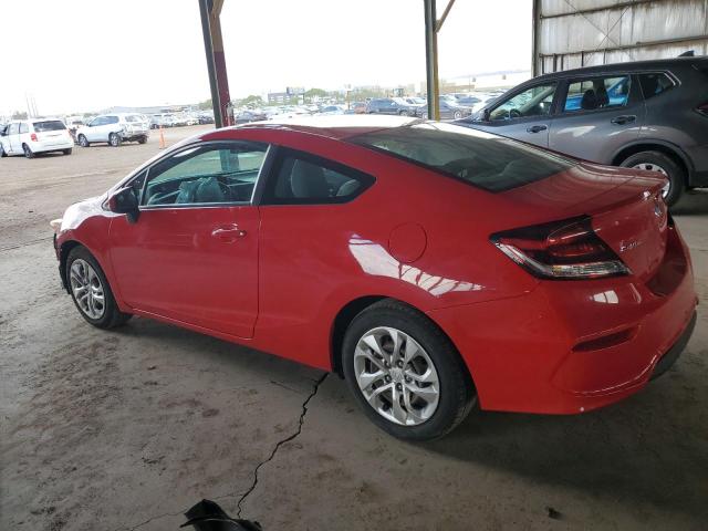 2HGFG3B56FH518961 - 2015 HONDA CIVIC LX RED photo 2