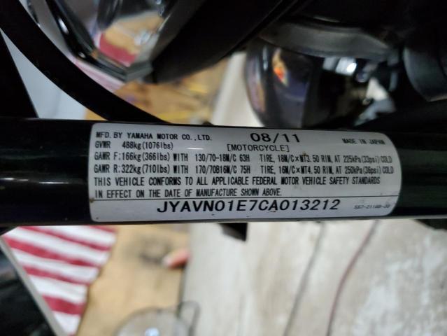 JYAVN01E7CA013212 - 2012 YAMAHA XVS950 A BLUE photo 10