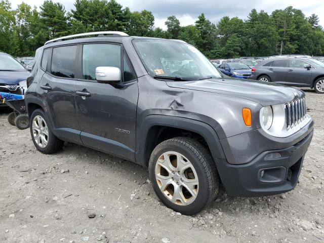 ZACCJBDB0HPG29684 - 2017 JEEP RENEGADE LIMITED GRAY photo 4