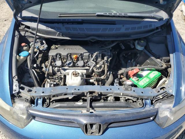 2HGFG12816H501483 - 2006 HONDA CIVIC EX BLUE photo 11