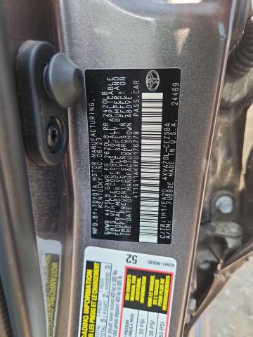 4T1G11AKXPU176778 - 2023 TOYOTA CAMRY SE NIGHT SHADE GRAY photo 12