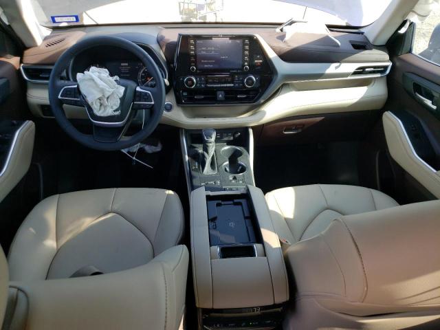 5TDGZRAH0NS136078 - 2022 TOYOTA HIGHLANDER XLE Կապույտ լուսանկար 8