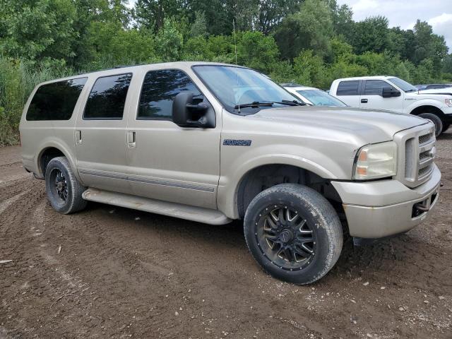 1FMSU43P85EC25124 - 2005 FORD EXCURSION LIMITED TAN photo 4