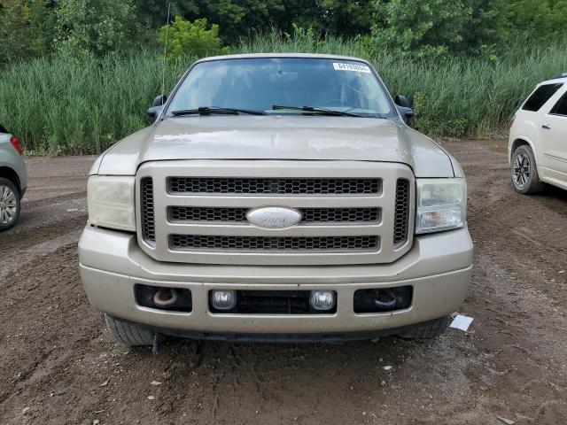 1FMSU43P85EC25124 - 2005 FORD EXCURSION LIMITED TAN photo 5