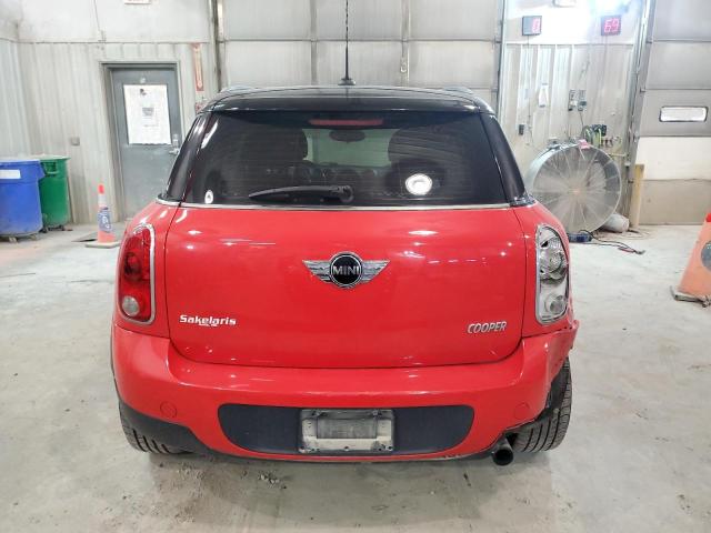 WMWZB3C50BWH95111 - 2011 MINI COOPER COUNTRYMAN RED photo 6