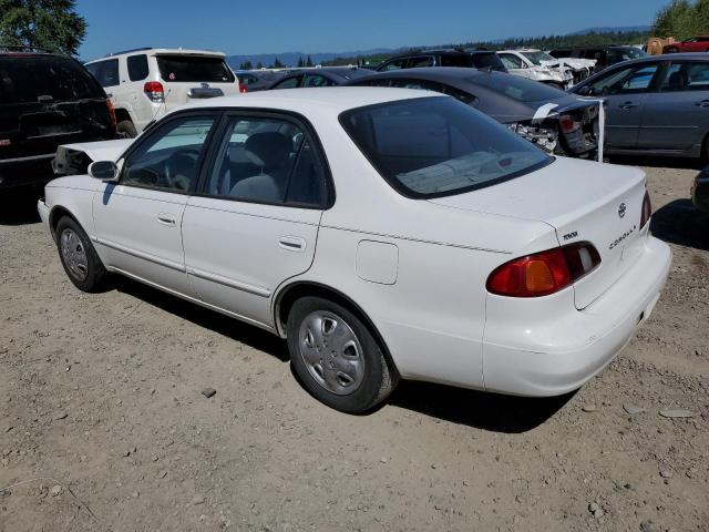 1NXBR12E4YZ410474 - 2000 TOYOTA COROLLA VE WHITE photo 2