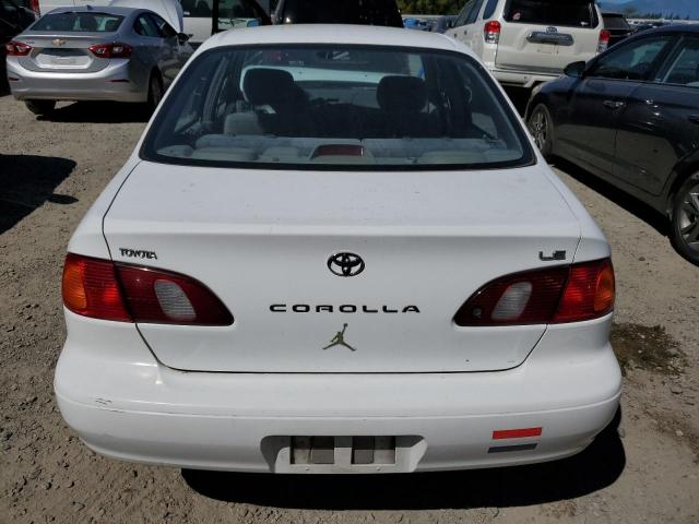 1NXBR12E4YZ410474 - 2000 TOYOTA COROLLA VE WHITE photo 6