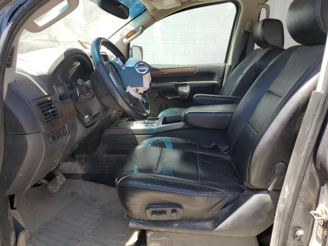 5N1BA0NE9EN608745 - 2014 NISSAN ARMADA PLATINUM SILVER photo 7