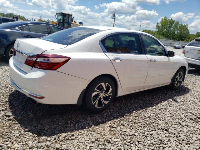 1HGCR2F37HA046416 - 2017 HONDA ACCORD LX WHITE photo 3