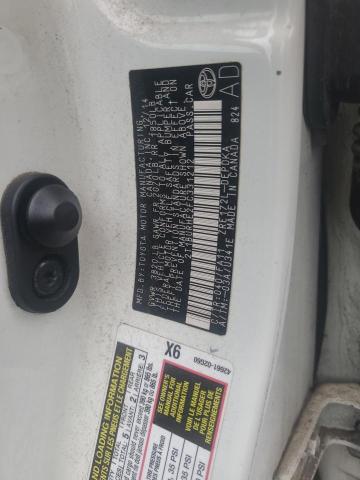 2T1BURHE2FC331212 - 2015 TOYOTA COROLLA L WHITE photo 12