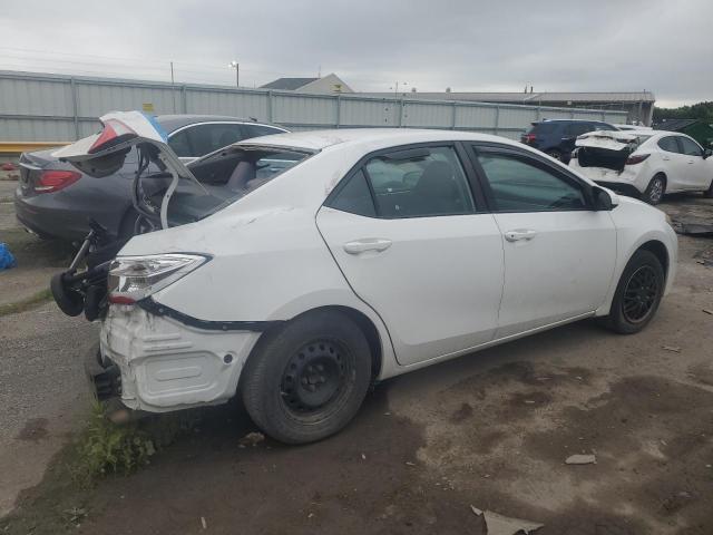 2T1BURHE2FC331212 - 2015 TOYOTA COROLLA L WHITE photo 3