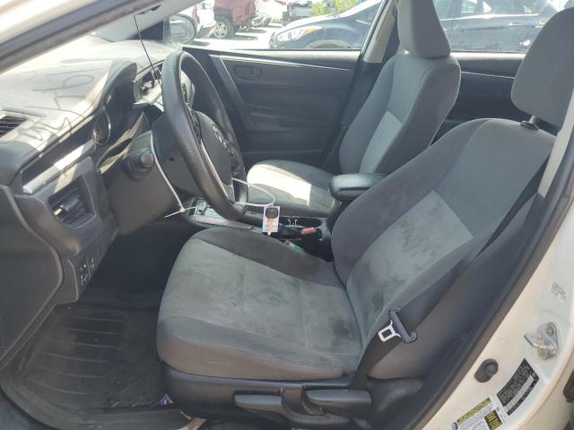 2T1BURHE2FC331212 - 2015 TOYOTA COROLLA L WHITE photo 7