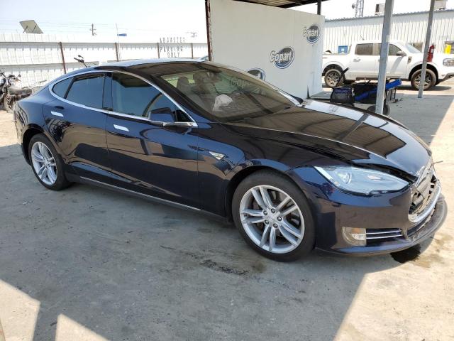 5YJSA1H17EFP35057 - 2014 TESLA MODEL S Mavi foto 4