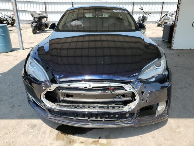 5YJSA1H17EFP35057 - 2014 TESLA MODEL S Mavi foto 5