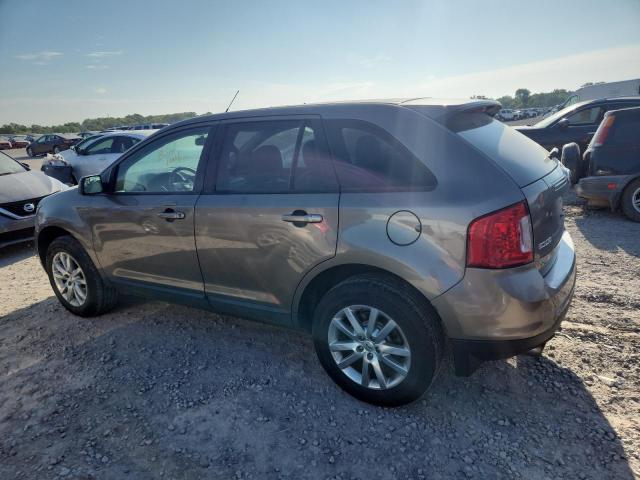2FMDK3JC5EBB24062 - 2014 FORD EDGE SEL GRAY photo 2