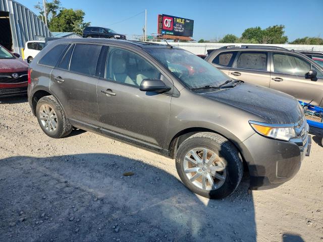 2FMDK3JC5EBB24062 - 2014 FORD EDGE SEL GRAY photo 4