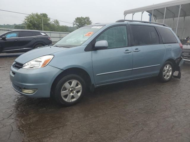 5TDZA22CX4S214973 - 2004 TOYOTA SIENNA XLE BLUE photo 1