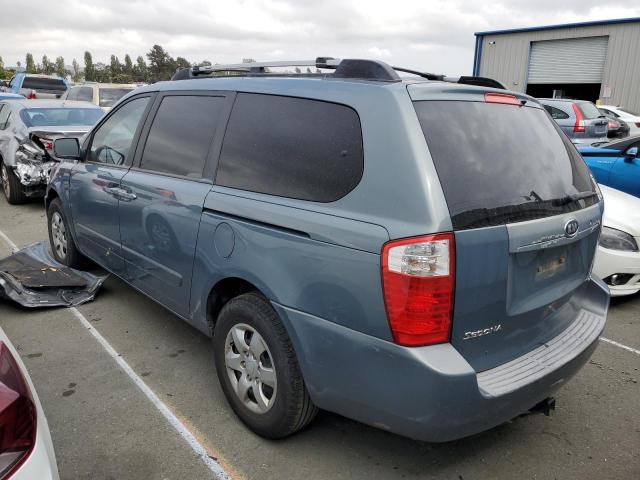 KNDMB233176162367 - 2007 KIA SEDONA EX BLUE photo 2