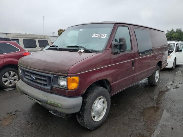 1FTSS34LX7DB29357 - 2007 FORD E350 E350 SUPER DUTY VAN MAROON photo 1