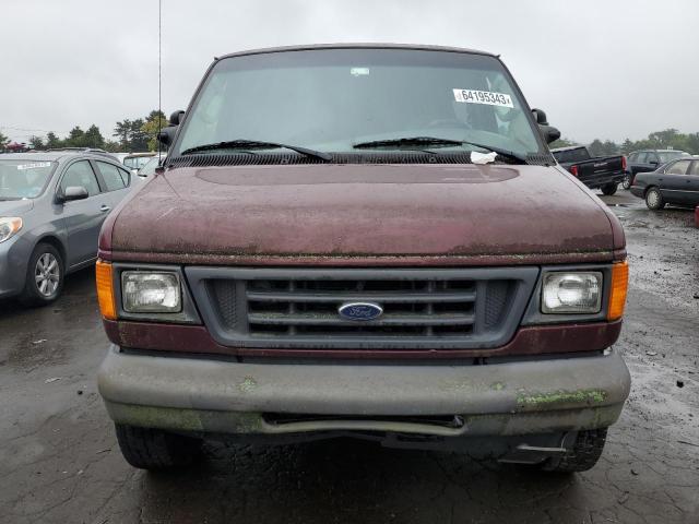 1FTSS34LX7DB29357 - 2007 FORD E350 E350 SUPER DUTY VAN MAROON photo 5